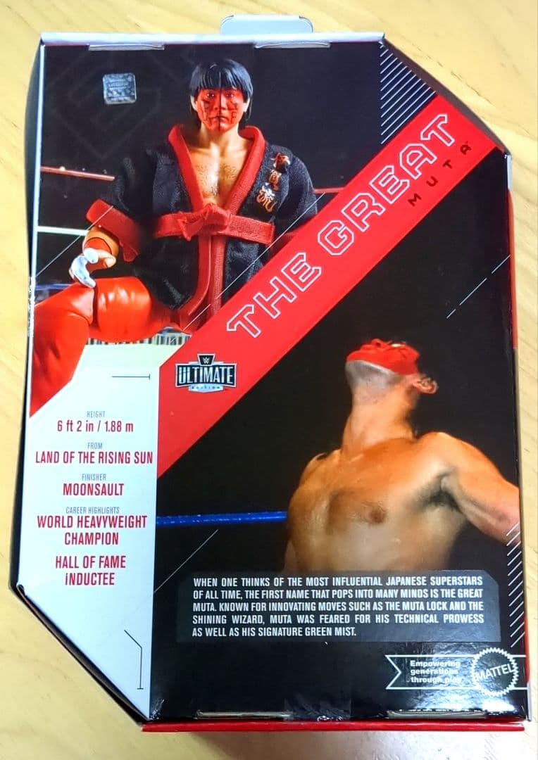 WWEマテル グレート ムタ アルテメットエディション レアカラー黒 WCW