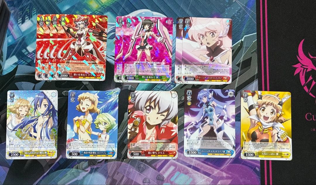 ヴァイスシュヴァルツ　戦姫絶唱シンフォギア枝宝デッキ+調整パーツ