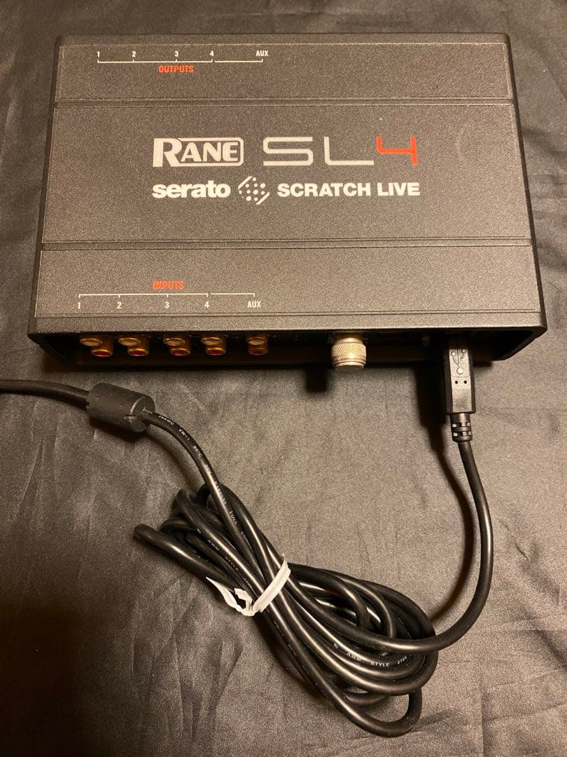 RANE SL4 serato DJインターフェース通電確認済み アダプター付き