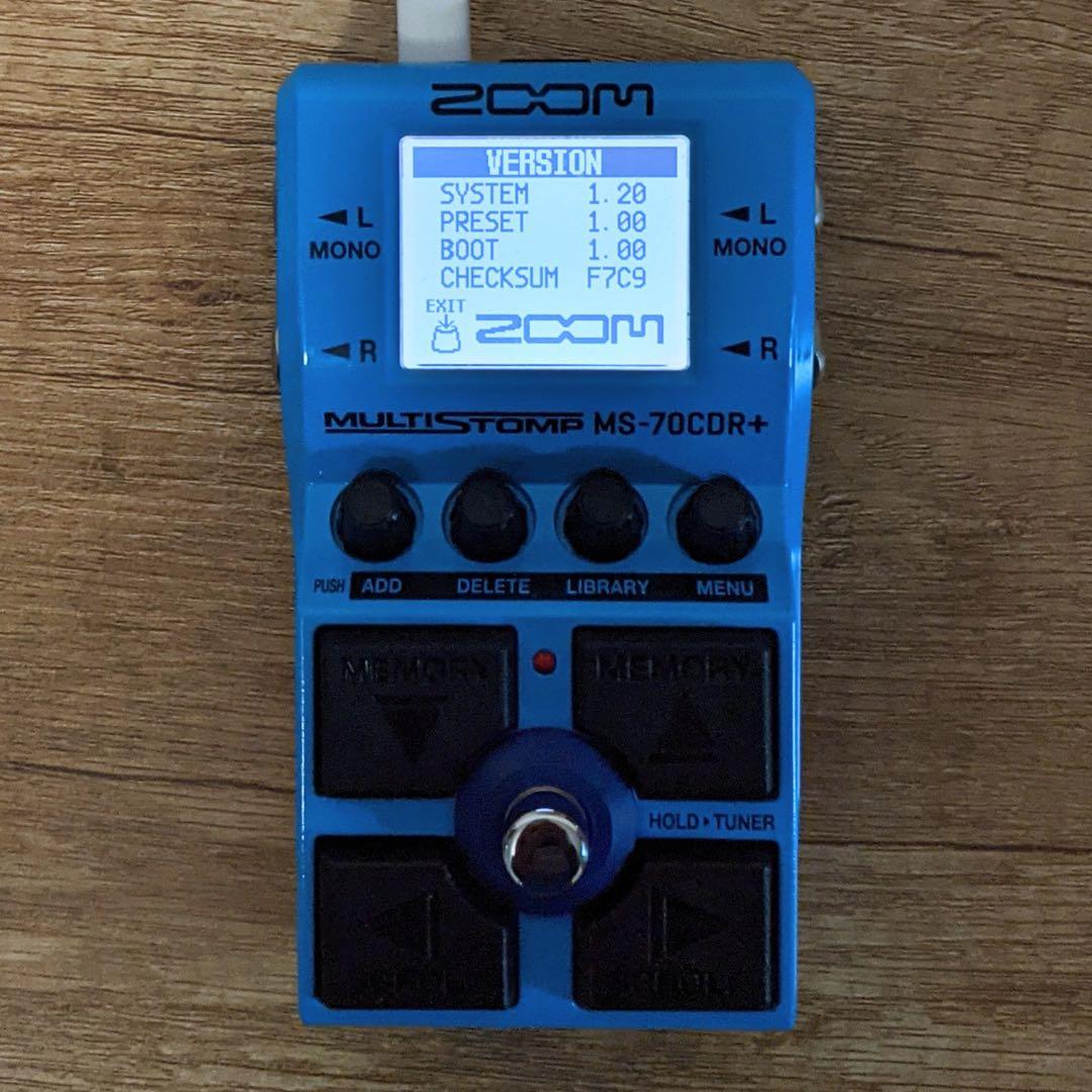 ZOOM MS-70CDR+ MULTISTOMP／箱・取説付／動作確認済