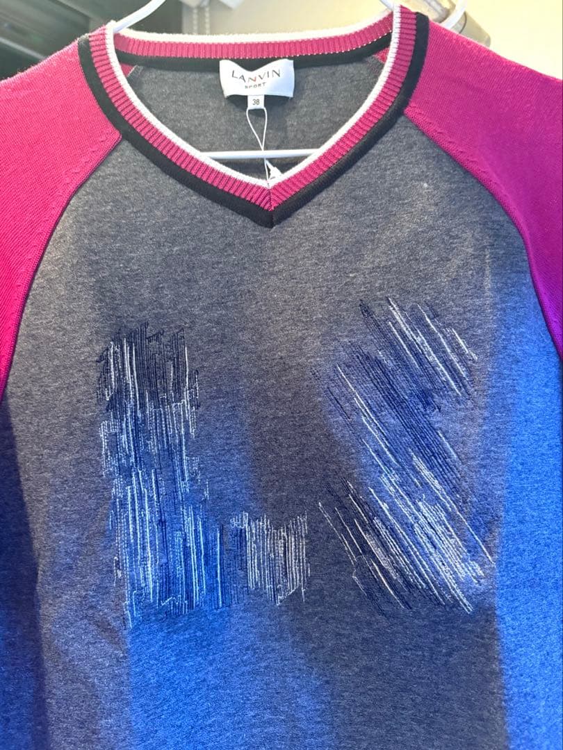 39,600円　新品　LANVIN ランバンスポール　ゴルフ　セーター　M