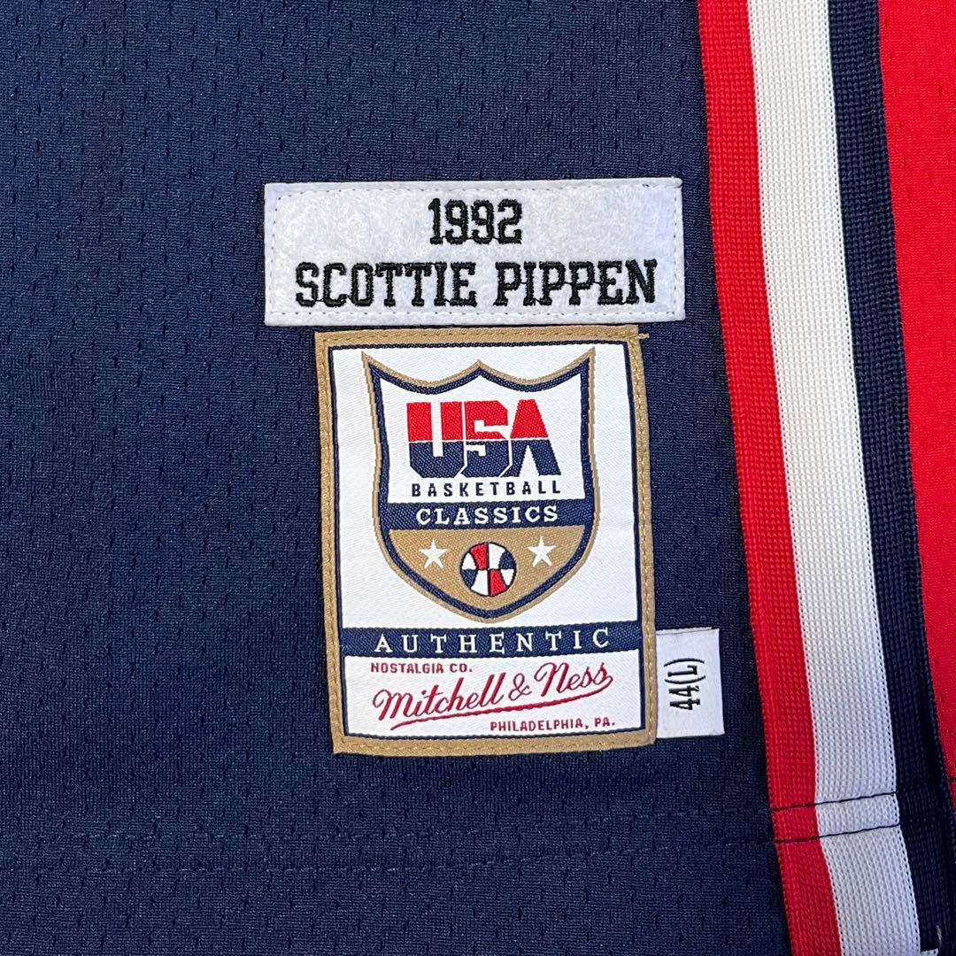 Mitchell & Ness スコッティ・ピッペン USA ジャージ L
