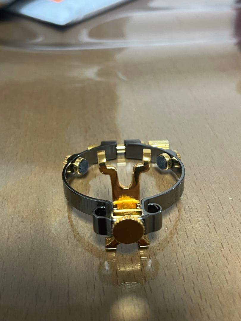 バスクラリネットリガチャー JLV プラチナメッキ