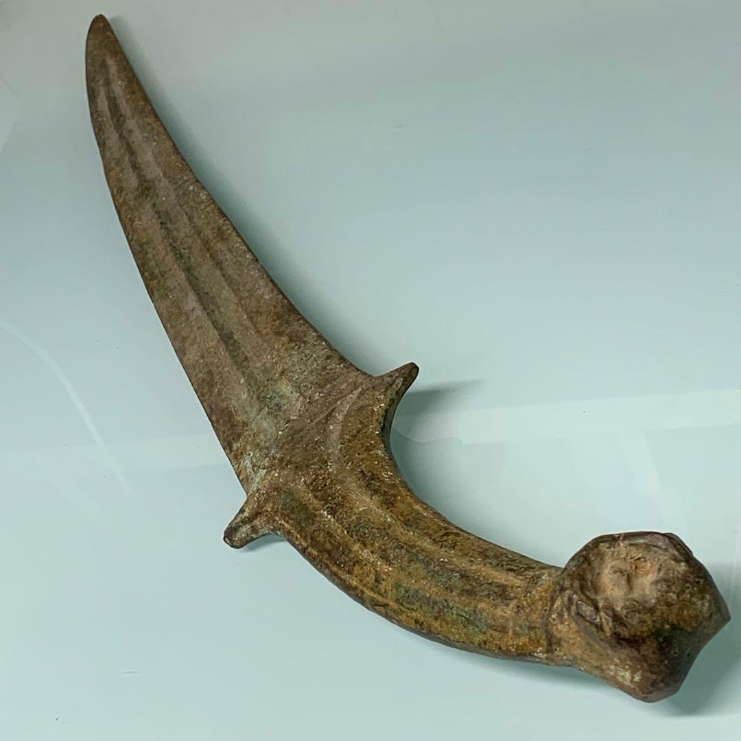 時代物　獸首青銅古剣　古刀　出土　副葬品　アンティーク