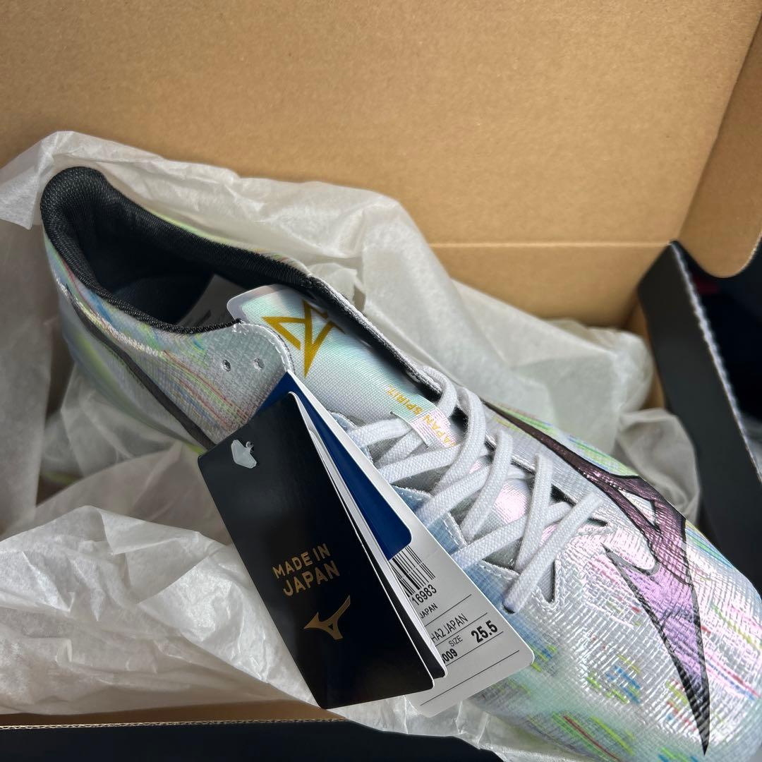 Mizuno サッカーシューズ スパイク ホワイト/グリーン