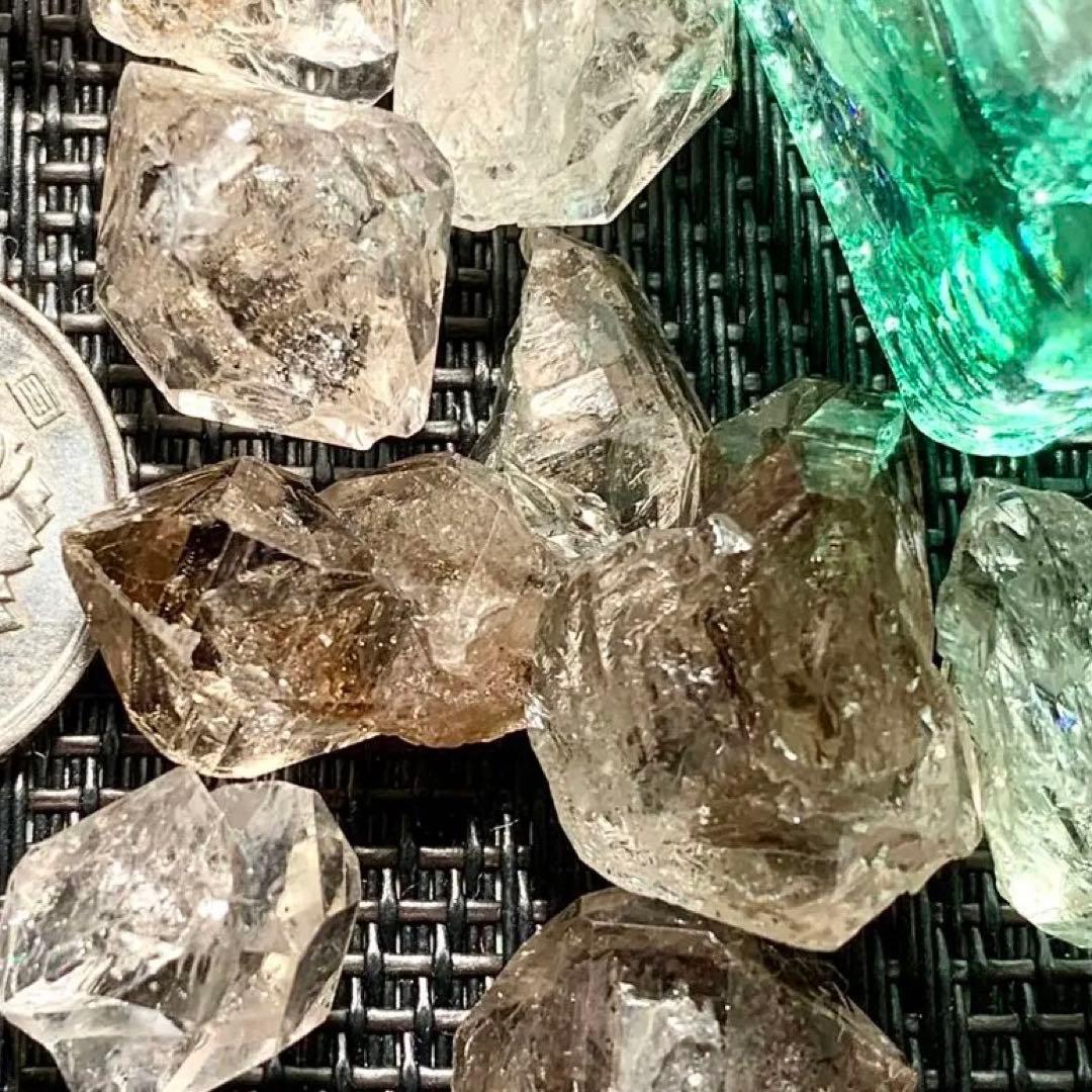 ペトロレアムクォーツ(大)10個セットq/蛍光水晶