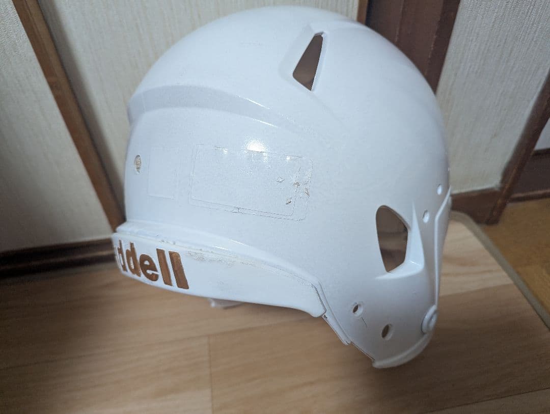 Riddell アメリカンフットボールヘルメット ホワイト/ゴールド