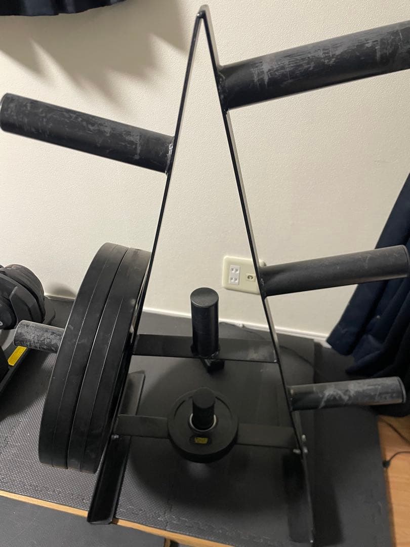 ［引取限定］アイロテック　パワーラック　オリンピックバーベル　154kgプレート