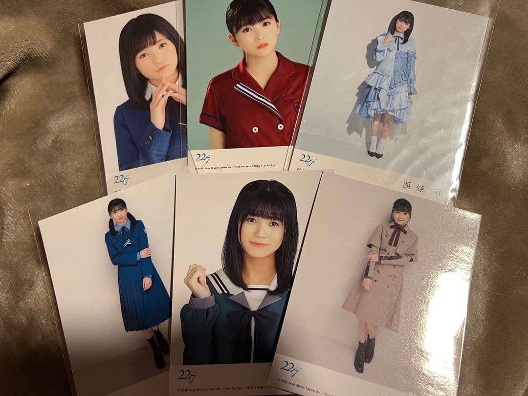 西條和 22/7 トレカセット 6枚 ナナニジ ナナブンノニジュウニ