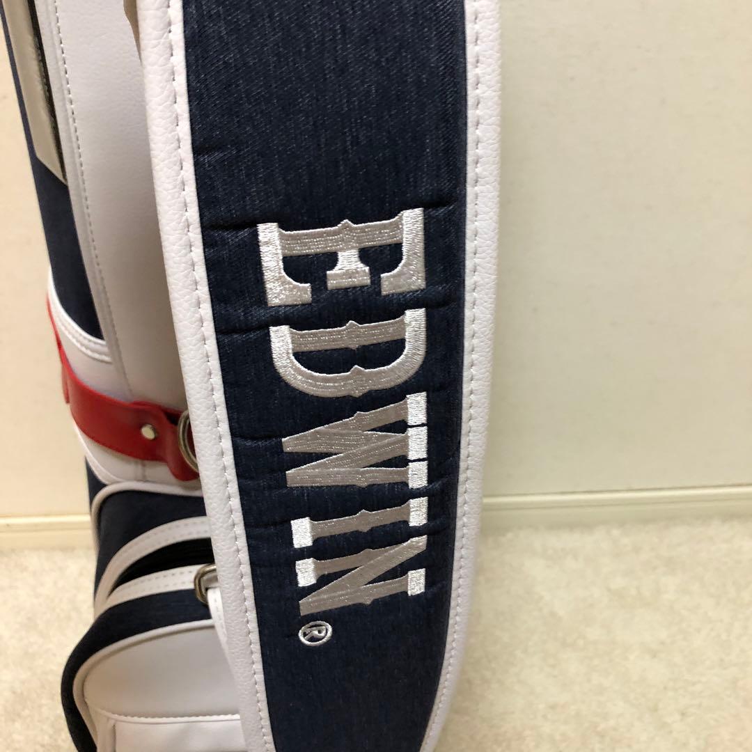 ほぼ未使用❗️希少　完売品❗️EDWIN キャディバッグ & ヘッドカバーセット