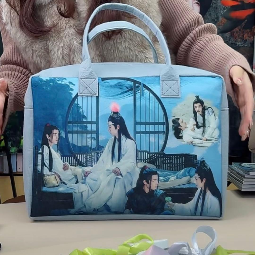 肖戦 王一博 衣物収納袋&旅行用フェルトバッグ　バッグ❣️5点セット確認用❣️119