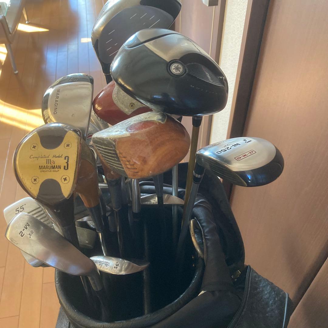 XA GRAND MARCH ゴルフバッグ ブラック　まとめ売り27本　練習用