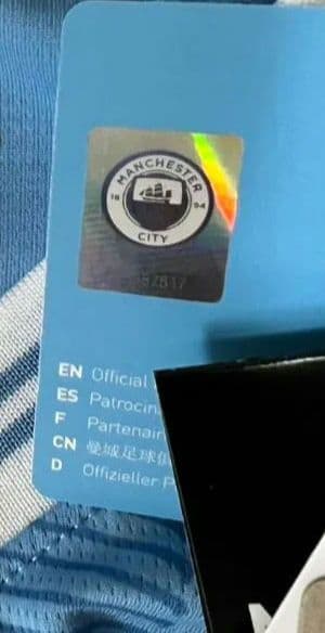 正規品 マンチェスターシティ ハーランド 長袖 ユニフォーム