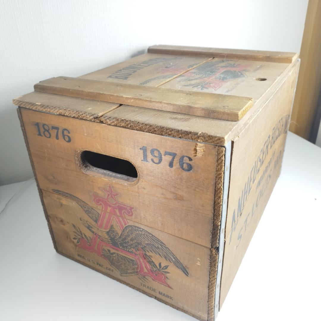 Budweiser バドワイザー 木箱 Anheuser-Busch I4bO