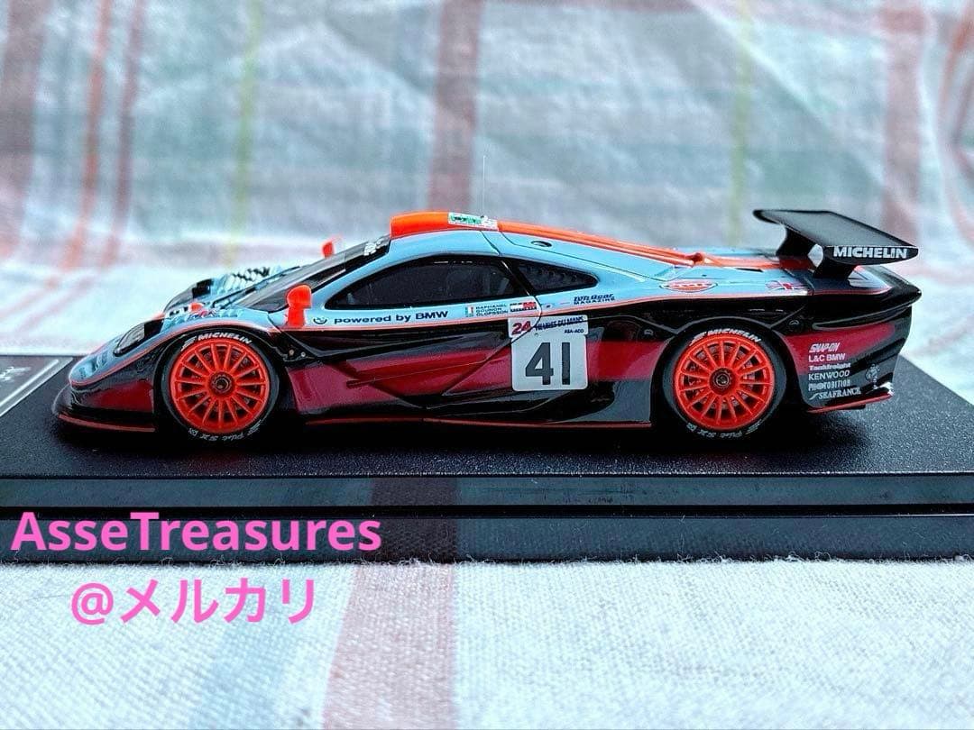 未使用 良状態 hpi 1/43 ガルフ・マクラーレンF1-GTR ル・マン仕様