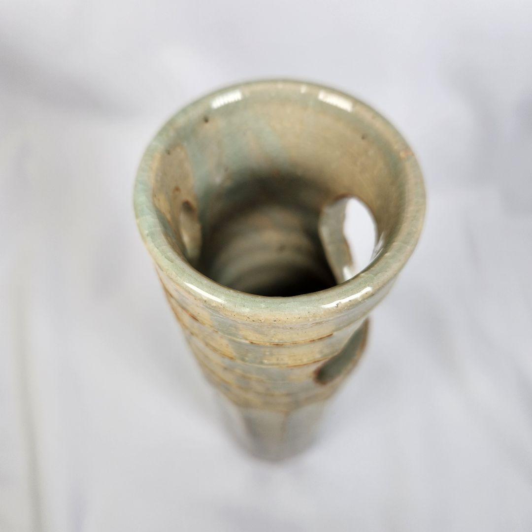 中村 秋峰 阿波筒 掛花入