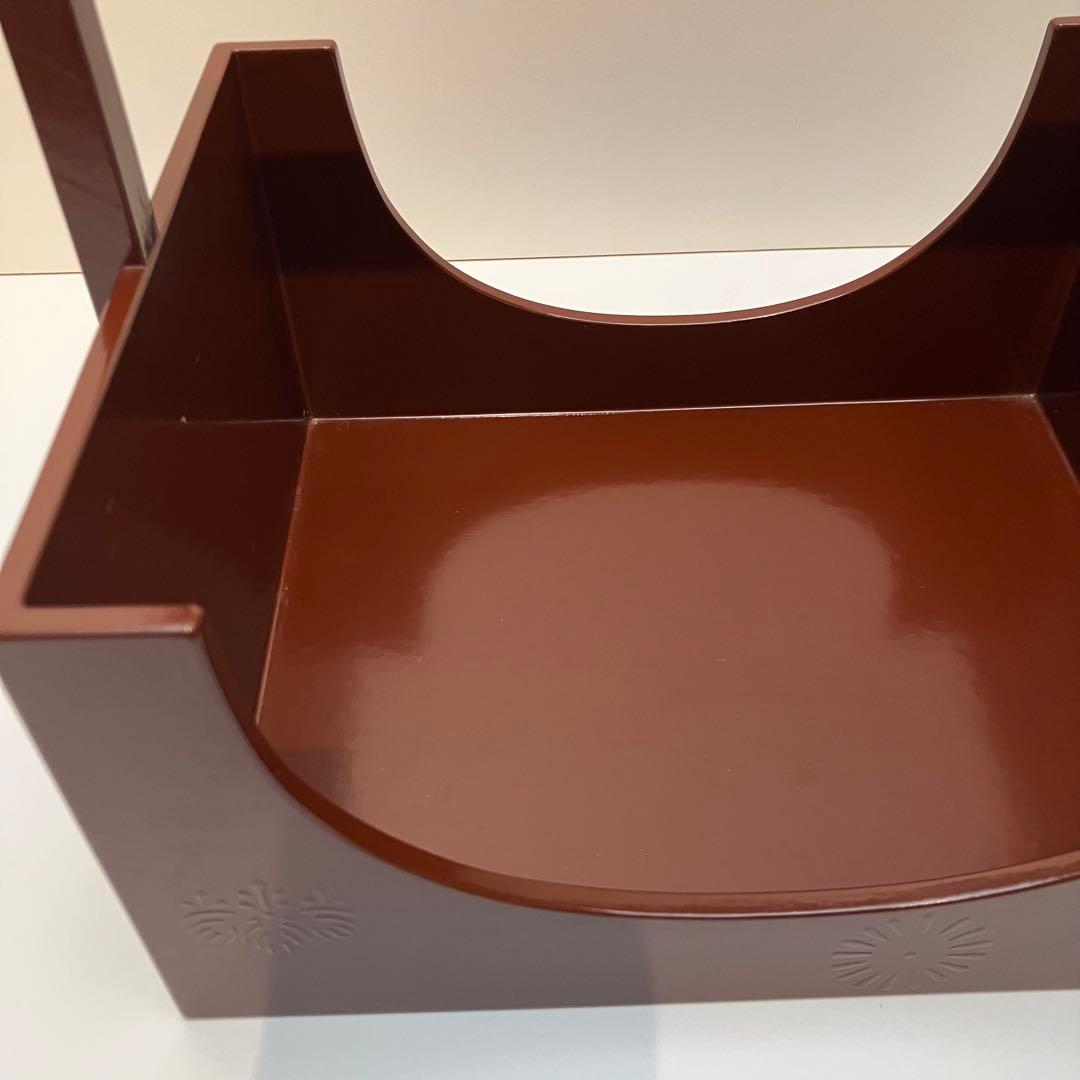 紫雲一閑 塗 莨盆 鐘楼堂 一閑 茶道 茶道具 送料込　美品