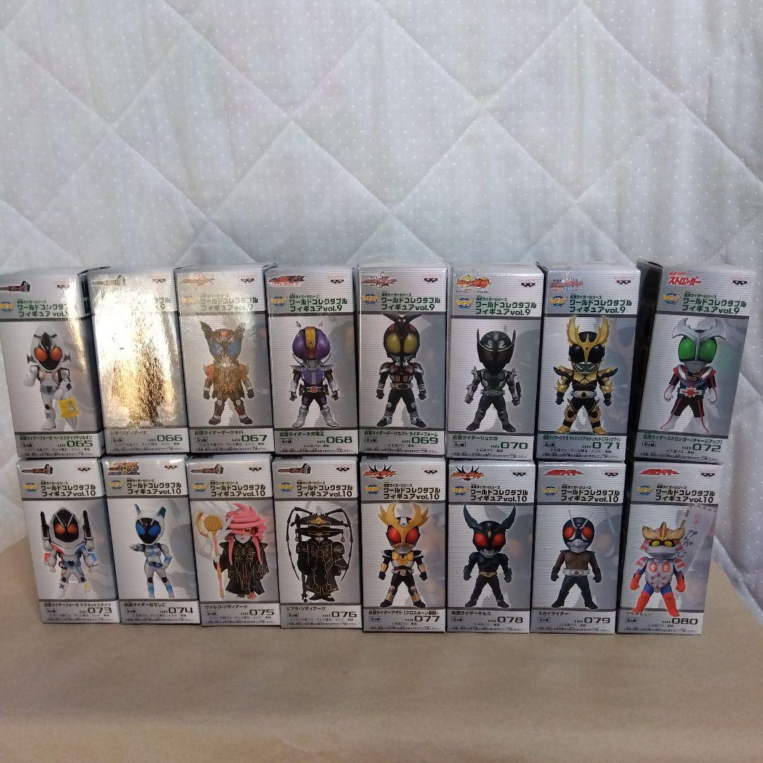 【未開封品144点】仮面ライダー ワーコレフィギュアvol.1〜vol.18