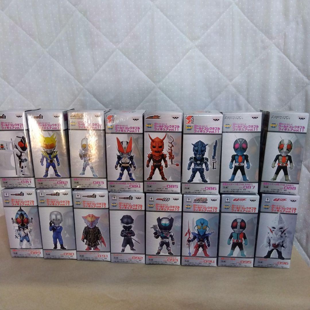 【未開封品144点】仮面ライダー ワーコレフィギュアvol.1〜vol.18