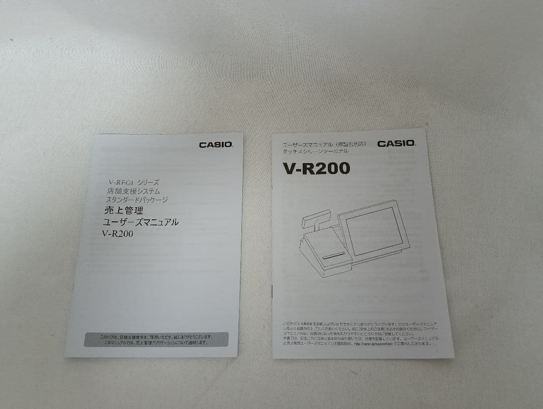 CASIO V-R200-BD-J ブラック POSレジスター