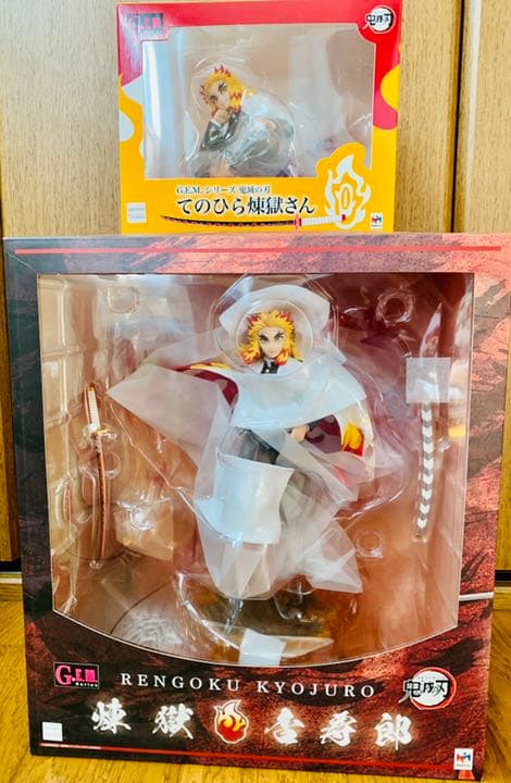 新品未開封)鬼滅の刃　G.E.M 冨岡義勇　煉獄杏寿郎　てのひら煉獄さん　セット