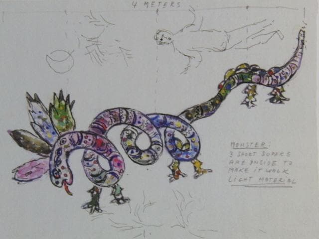 マルク シャガール、【怪物】、希少な画集より、状態良好