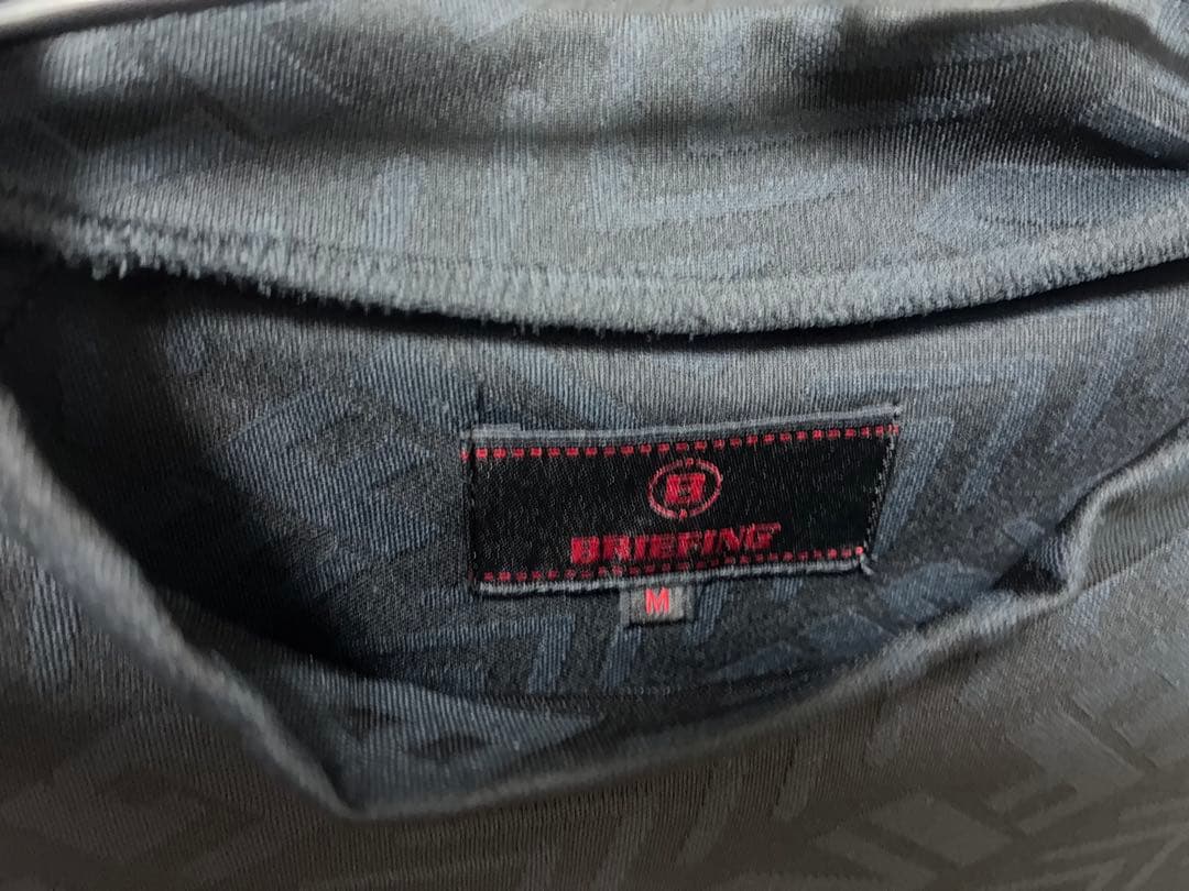 【美品】ブリーフィングゴルフ ブラック 半袖シャツ