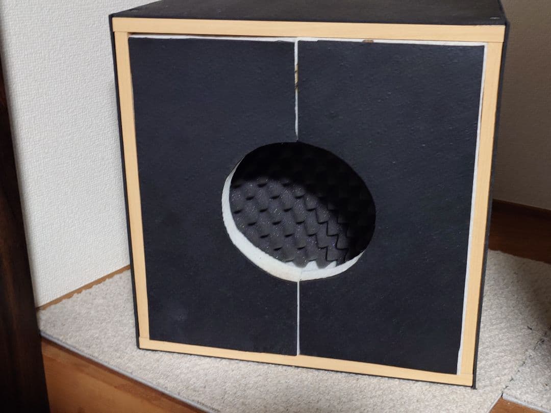 自作 トランペット防音ボックス