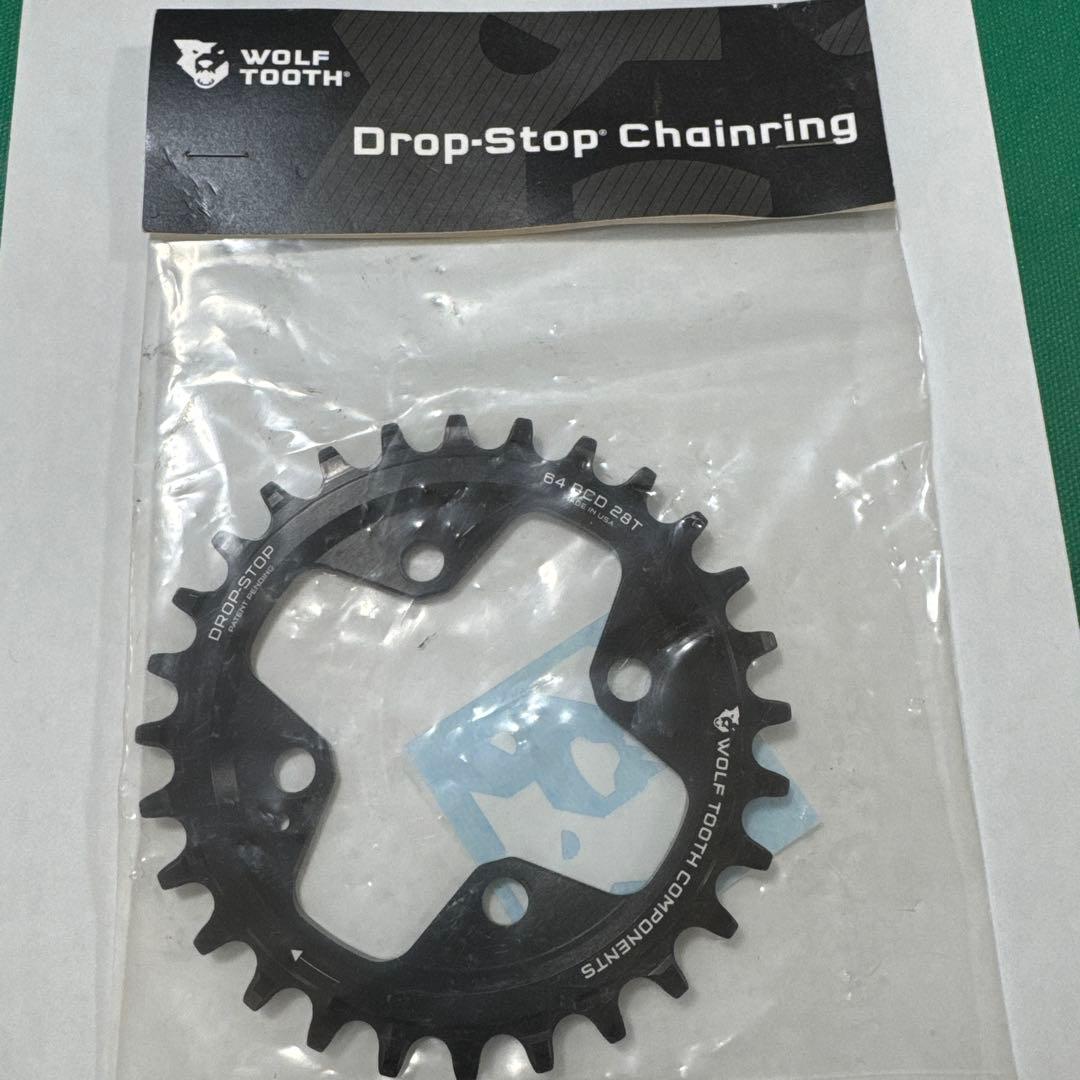 WOLF TOOTH ドロップストップ チェーンリング 64 BCD 28T