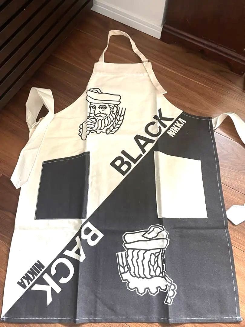 エプロン　前掛け　ニッカウィスキー　ブラックニッカ　未使用