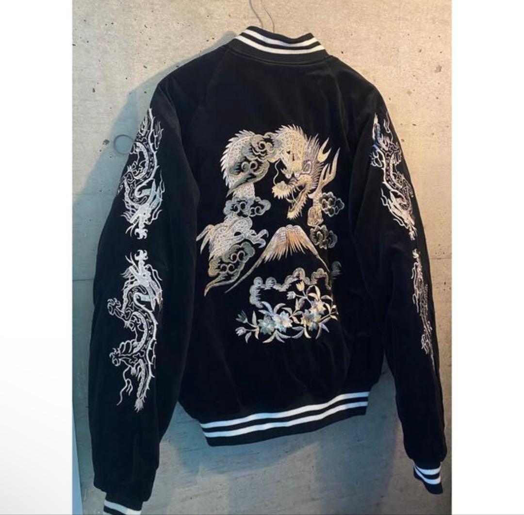 BTS SUGA ユンギ 着用 ベロア スカジャン 新品タグ付き Free