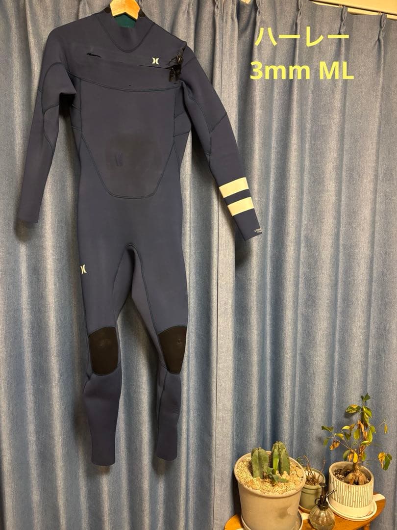 Hurley ネイビー フルスーツ