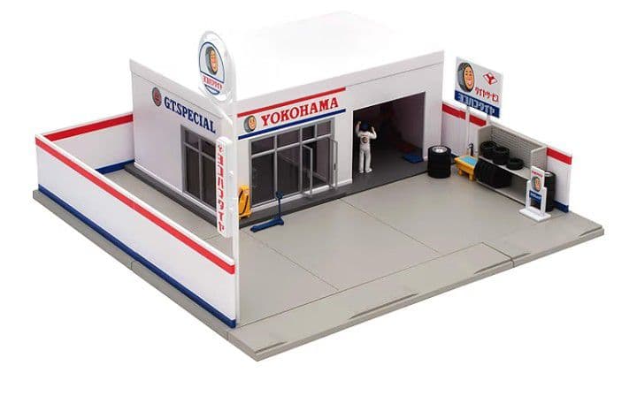 トミカラマ ヴィンテージ 1/64 【 タイヤショップ・ ヨコハマタイヤ】 新品