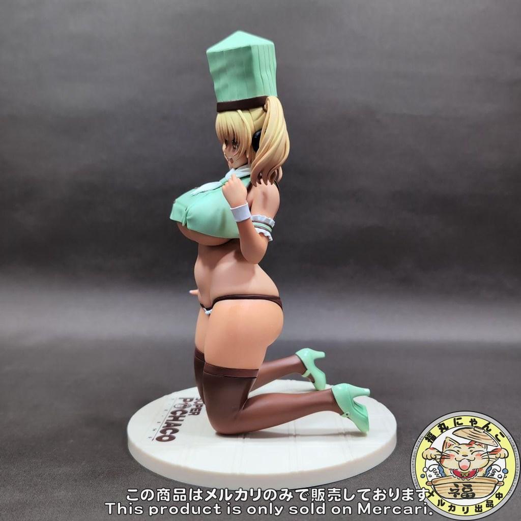 すーぱーぽちゃ子 生フィギュア パティシエ・チョコミントVer. 1/6