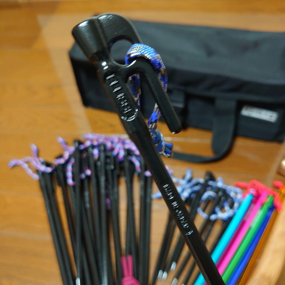 ✨未使用品✨各種ペグ、ペグハンマー、キャリーバッグのセット