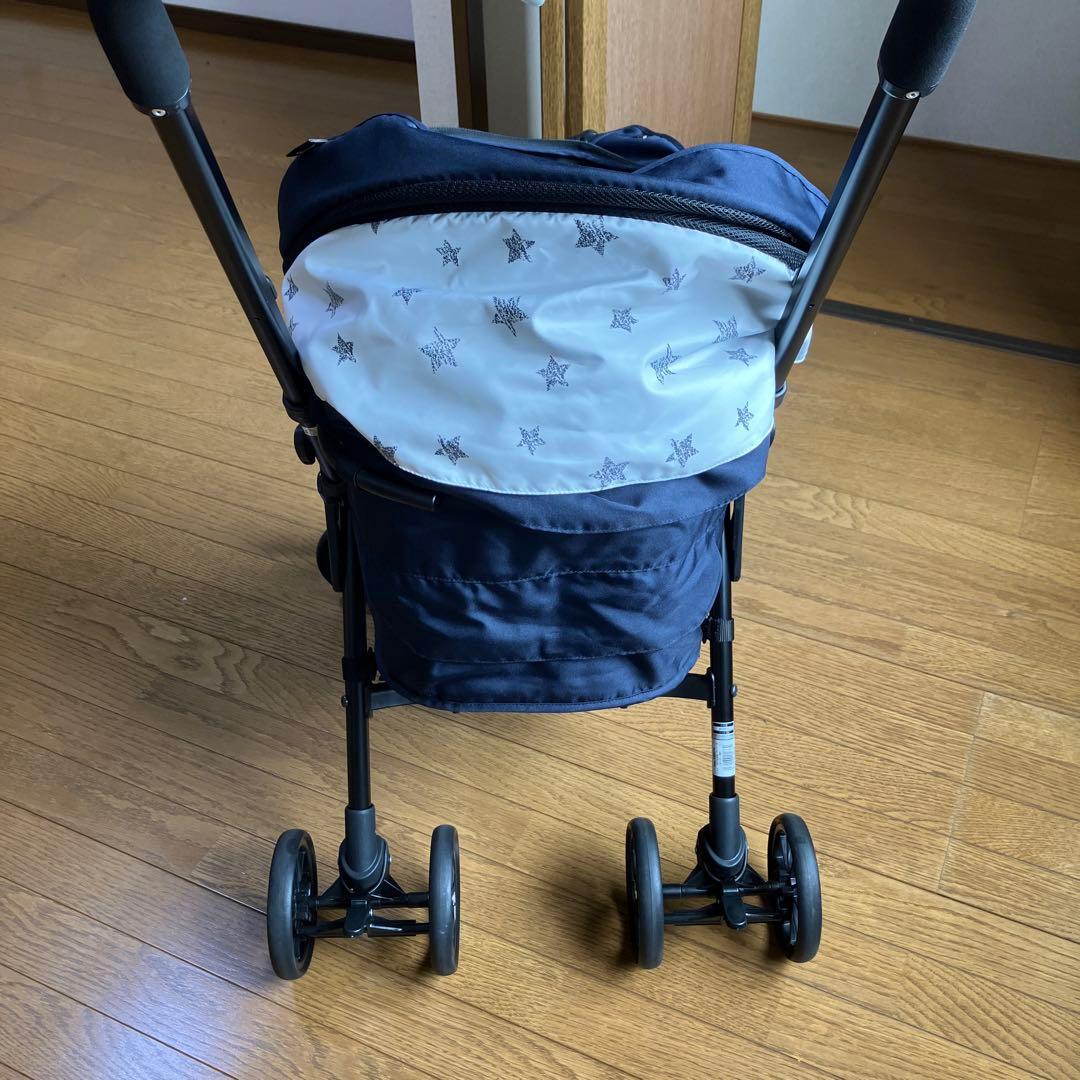 コンビ ペット用カート ミリミリライト アルファ EG ロング D ネイビー