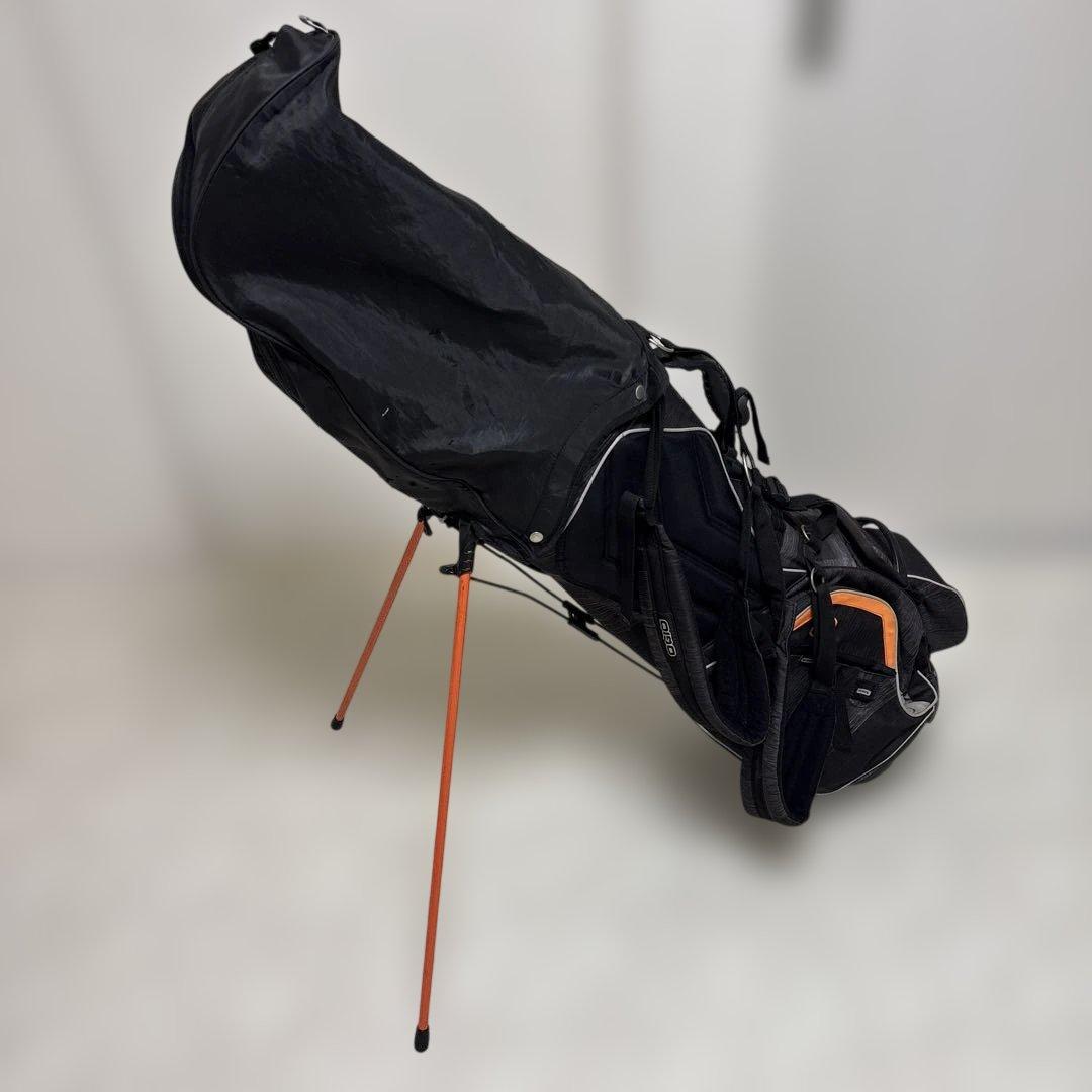 オジオ OIDO スタンドキャディバッグ ブラック・オレンジ 9.5インチ