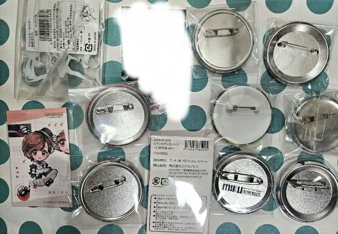 EXIT TUNES 初音ミク 缶バッジ 春 MIKU EXPO マレーシア