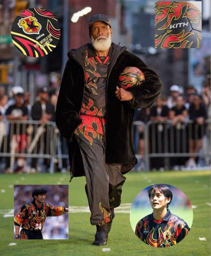 ASICS 98 GK フレイムパターン ユニフォーム KITH元ネタ