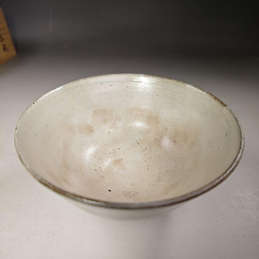 イ725 茶碗『而妙斎　極箱　銘　松風』『新高麗　粉引　千漢鳳作　茶碗』茶道具