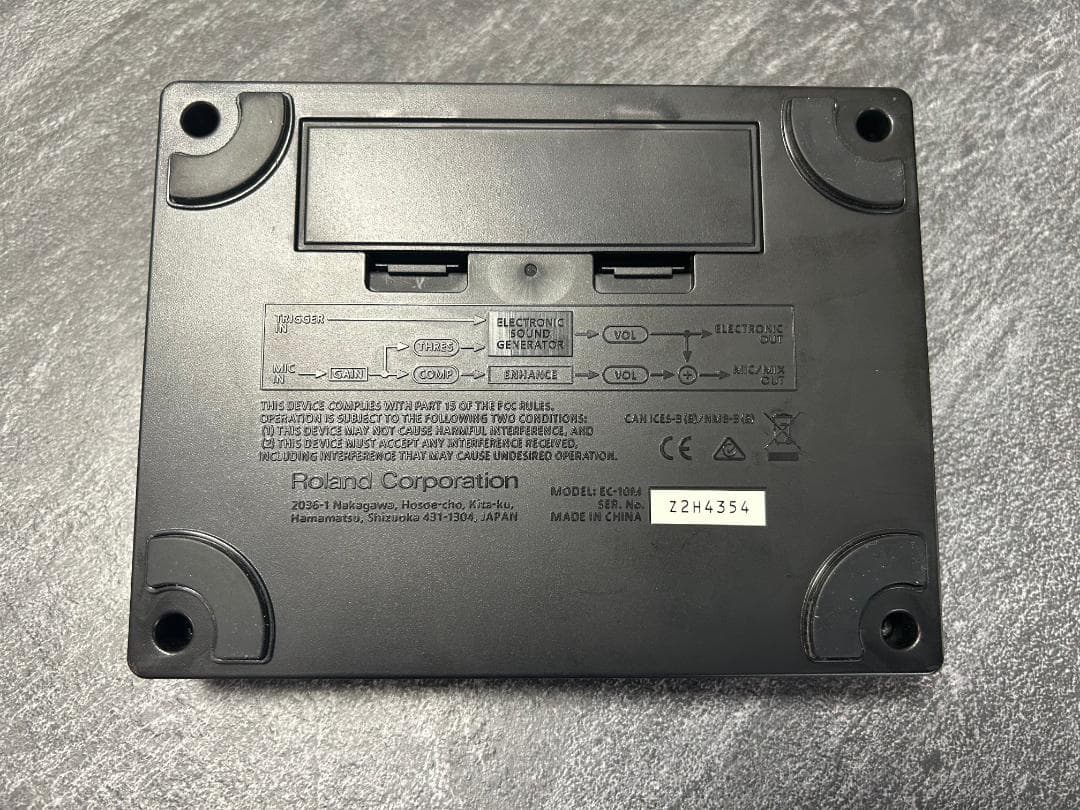 ROLAND EC-10M カホン用エフェクター マイク プロセッサー
