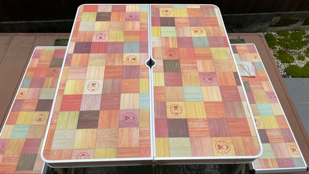 コールマン テーブル ナチュラルモザイクファミリーリビングセットプラス