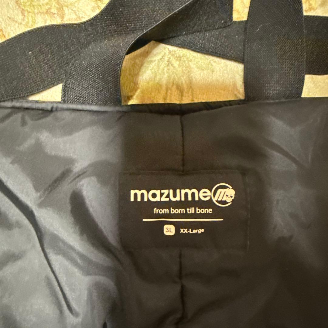 MAZUME 防水レインウェア 3L ブラック