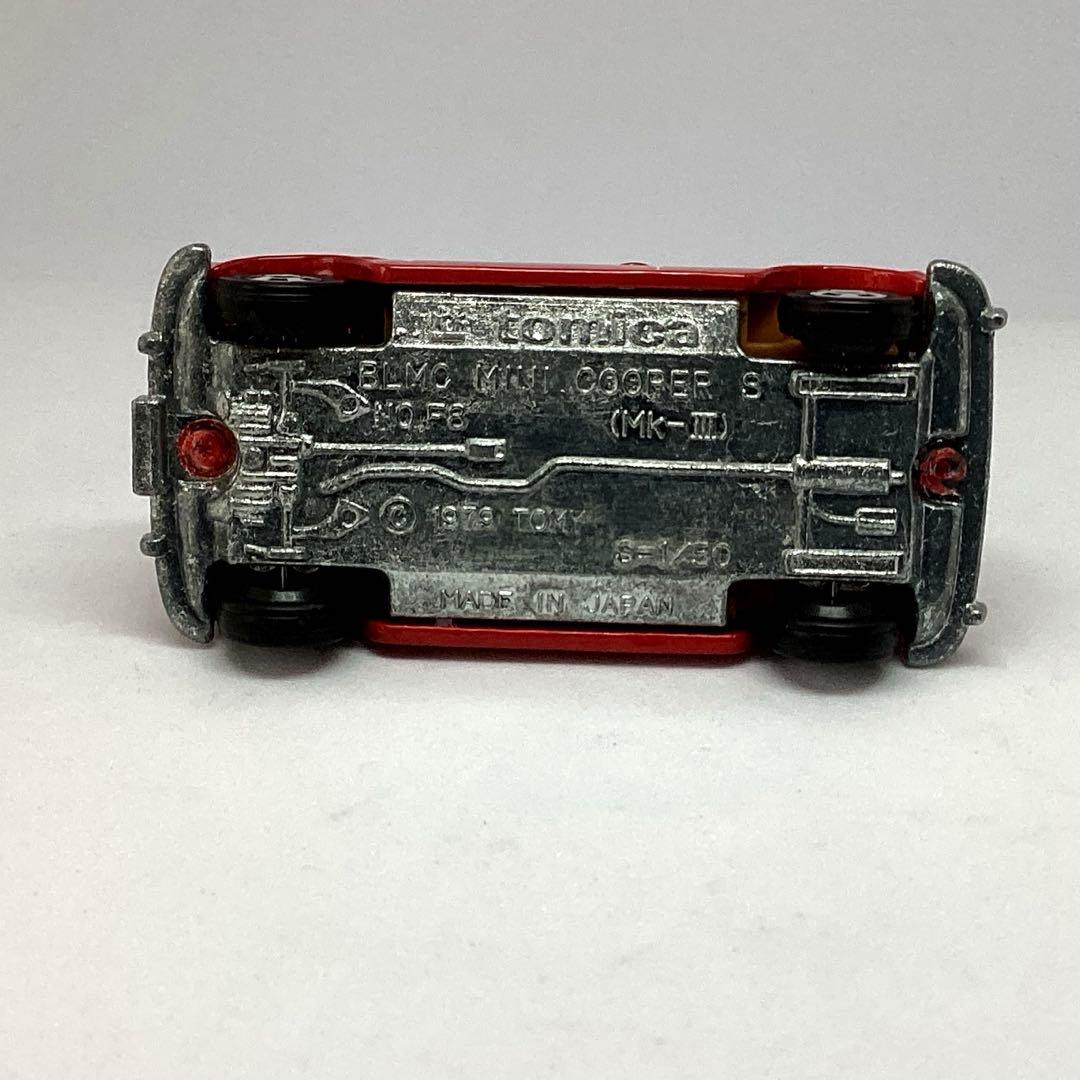 トミカ　青箱　ミニクーパー　イケダ特注限定品　当時物レア美品