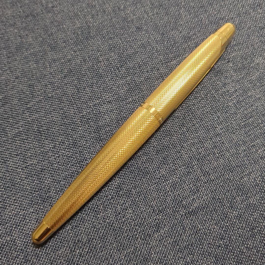 A.DUNHILL ダンヒル 万年筆 AD2000 ゴールドプレート バーレイM