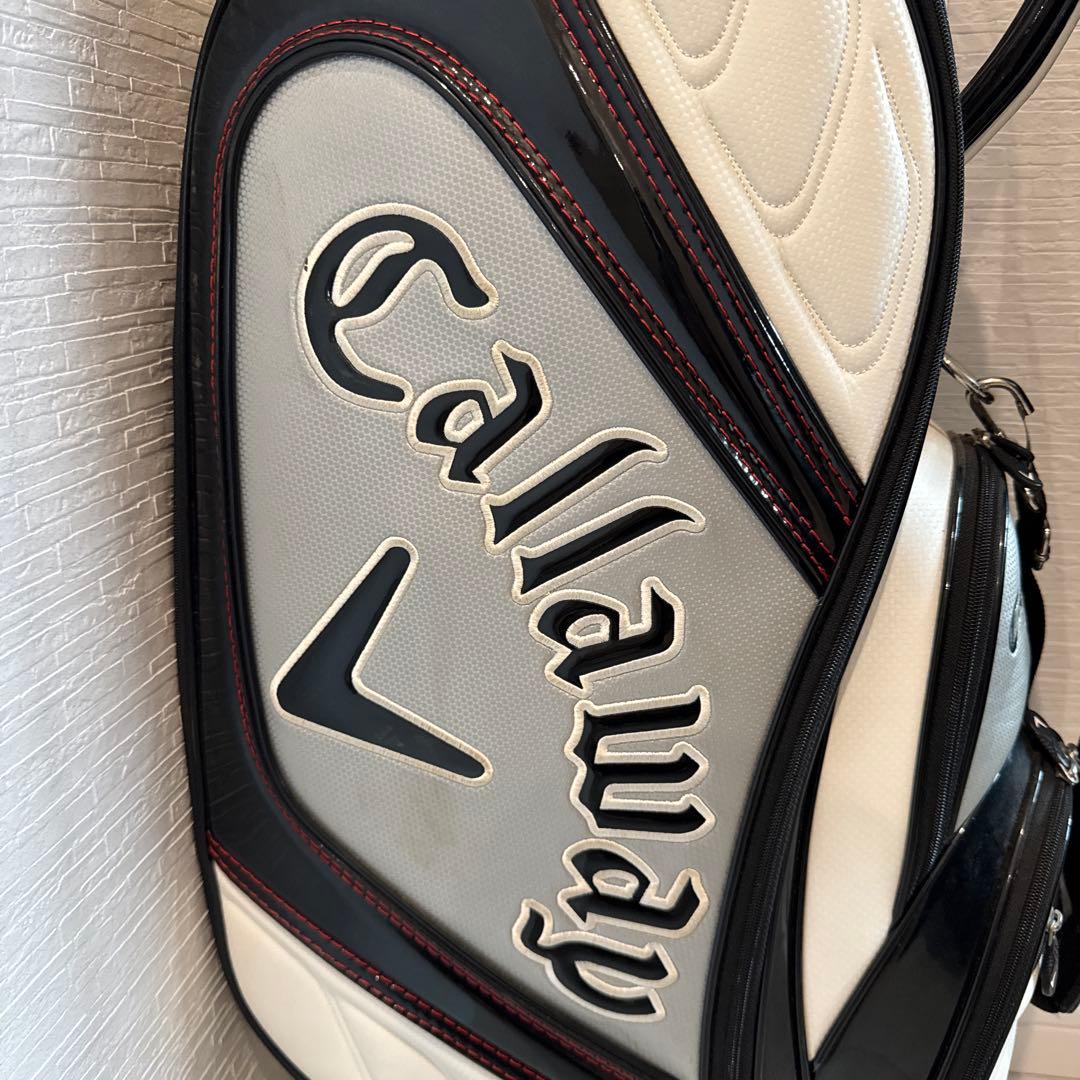 Callaway キャロウェイ　ゴルフバッグ　白　ホワイト　キャディバッグ