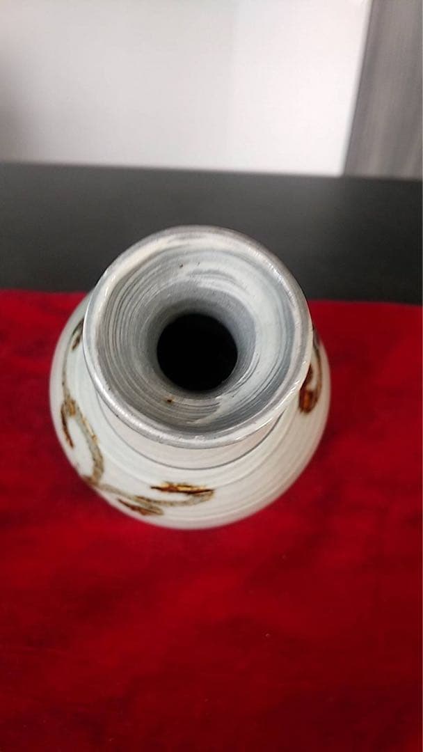 李朝 朝鮮美術 韓国美術　鶏龍山徳利 高麗 刷目 茶道具　古美術　酒器