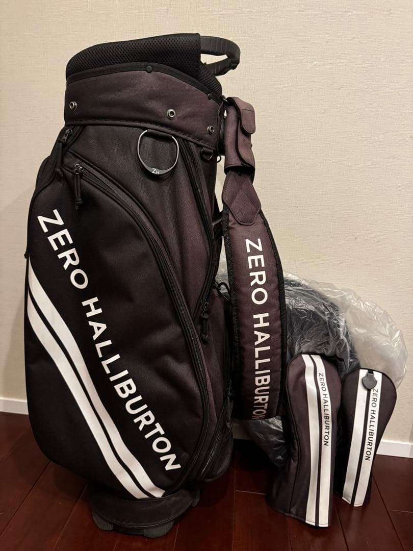W*T様 ゼロハリバートン　キャディバッグ　ヘッドカバー付　フルセット