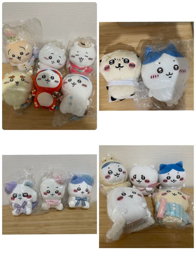 ちいかわ　ハチワレ　うさぎ　ぬいぐるみ　まとめ売り　16体セット　ぽてたま