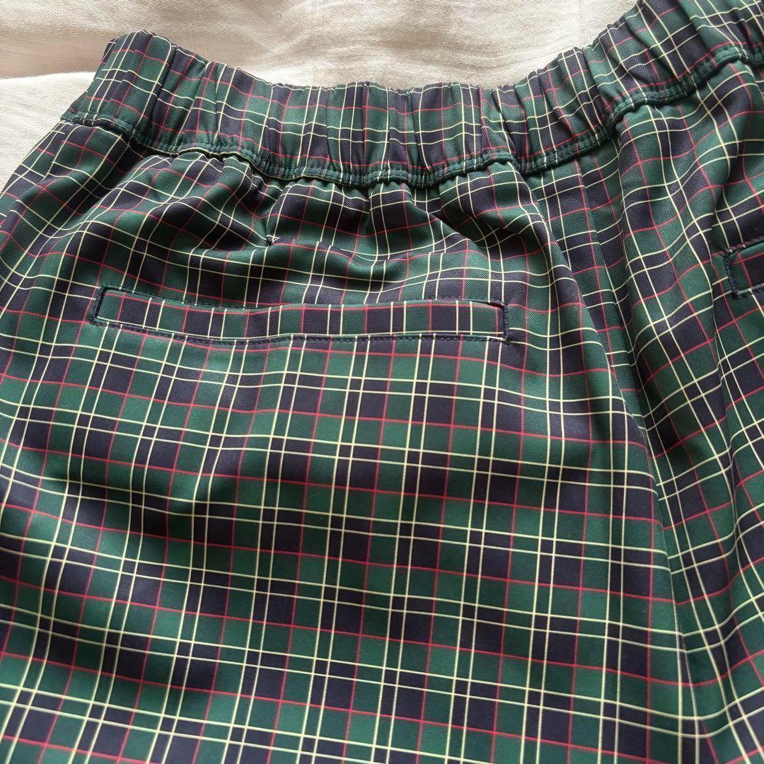 新品 タグ付 ラコステ ゴルフ パンツ チェック柄 レディース XL ◎